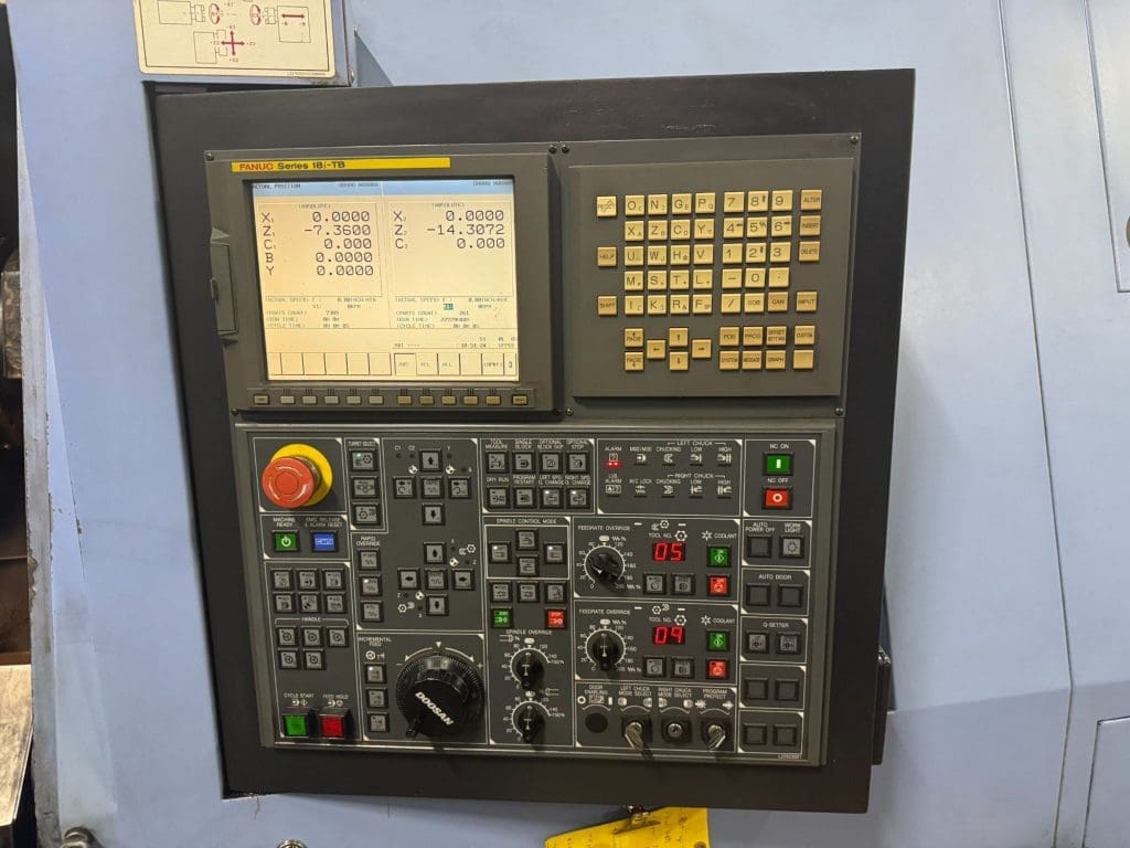 Used Doosan Puma TT2500SY CNC Lathe For Sale