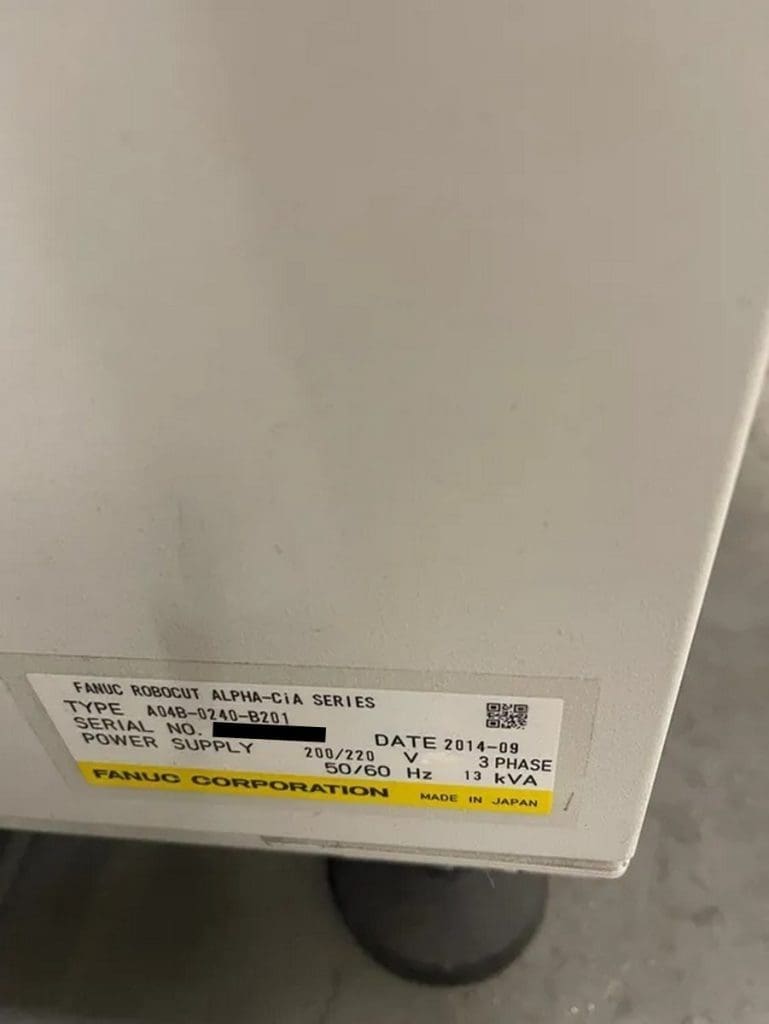 Used Fanuc Robocut a-C400iA EDM Wire For Sale