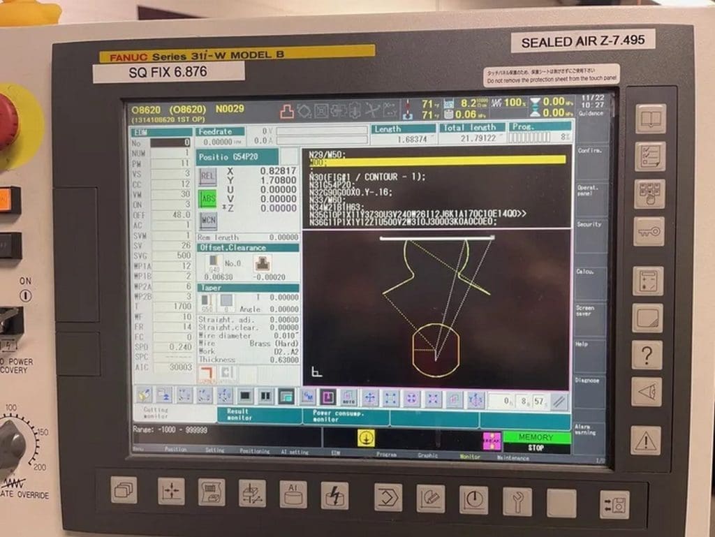 Used Fanuc Robocut a-C400iA EDM Wire For Sale