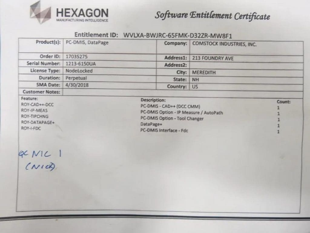 Used Brown and Sharpe Global Advantage 9.12.8 DCC CMM For Sale