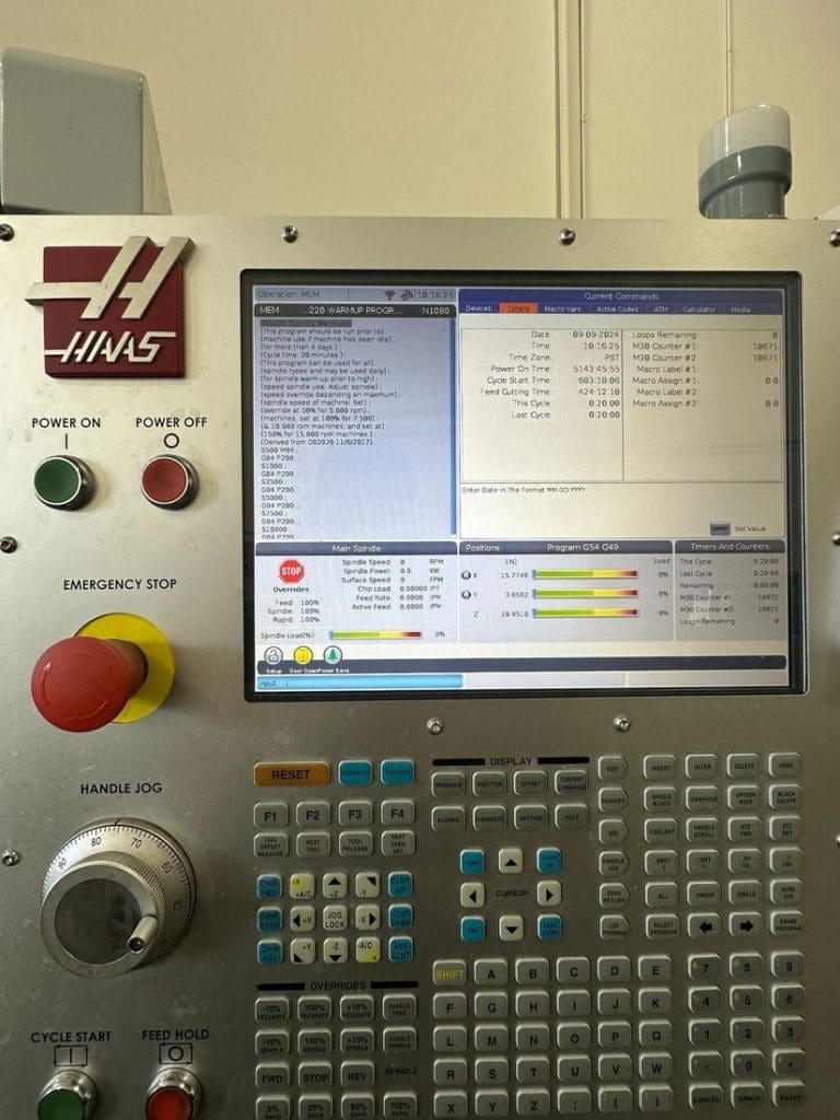 Used Haas TM-1P CNC Vertical Machining Center For Sale