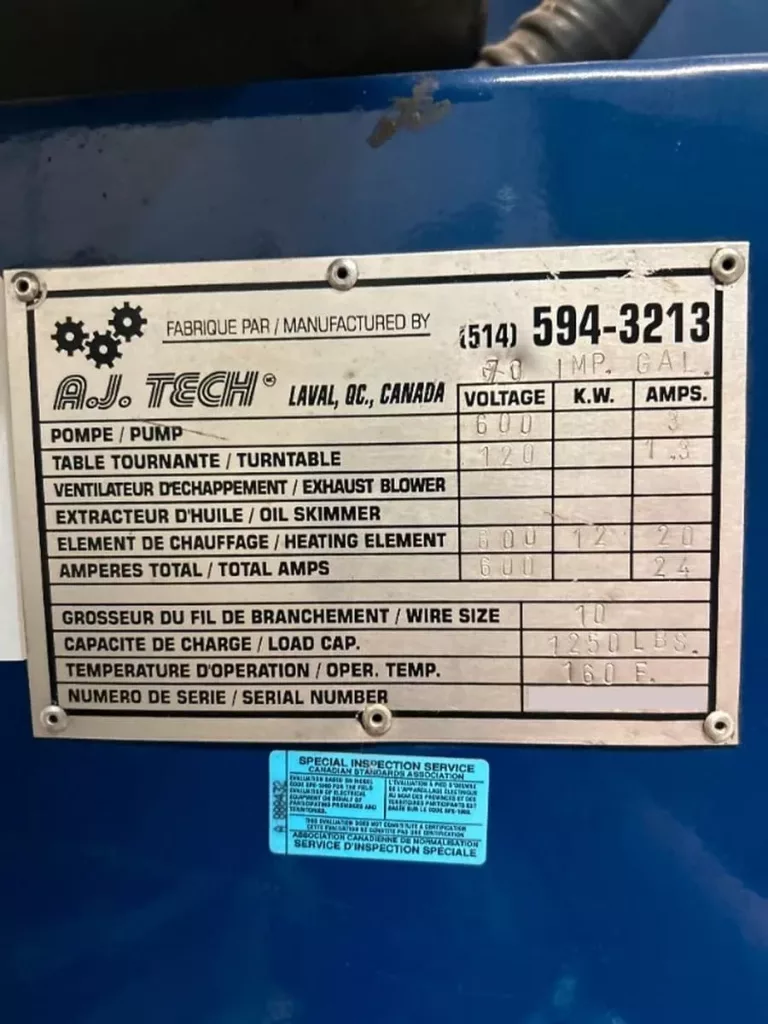 Used Kwik Way Jet Spray Parts Washing Machine For Sale
