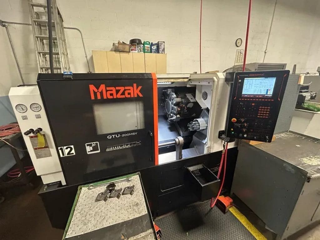 Used Mazak QTU-200MSY CNC Lathe For Sale