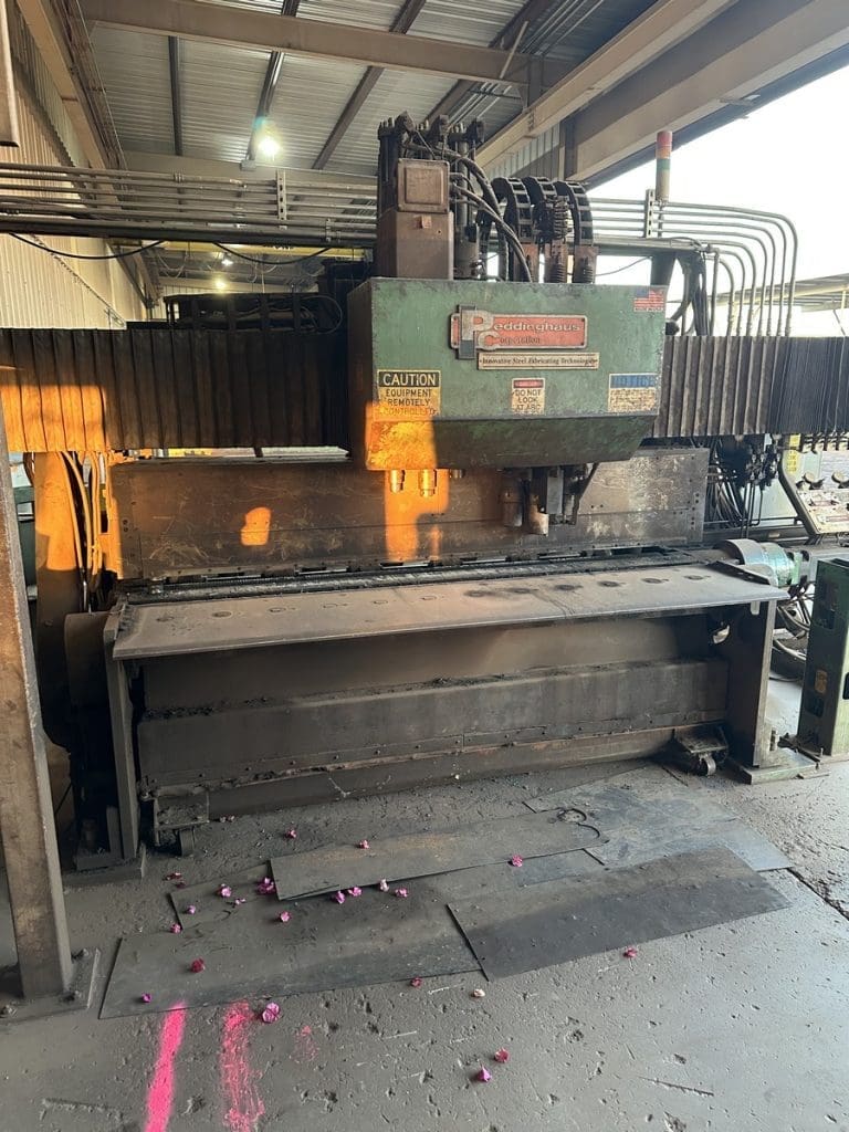 Used Peddinghaus FDB 2500 CNC Plate Processor For Sale
