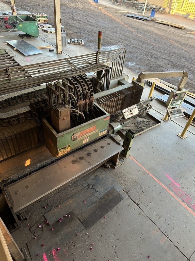 Used Peddinghaus FDB 2500 CNC Plate Processor For Sale