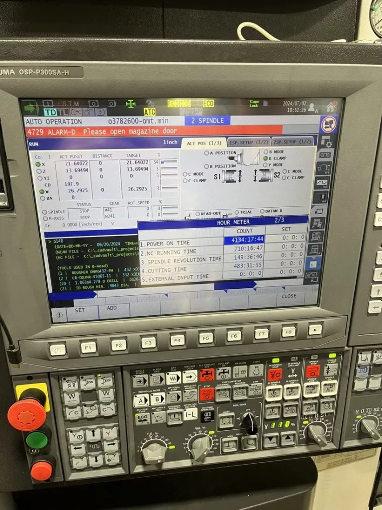 Used Okuma Multus B250II-1SW/750 CNC Lathe For Sale