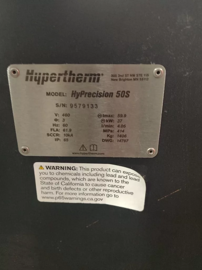 Used Wardjet E-2040 CNC Waterjet For Sale