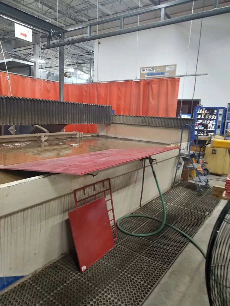 Used Wardjet E-2040 CNC Waterjet For Sale