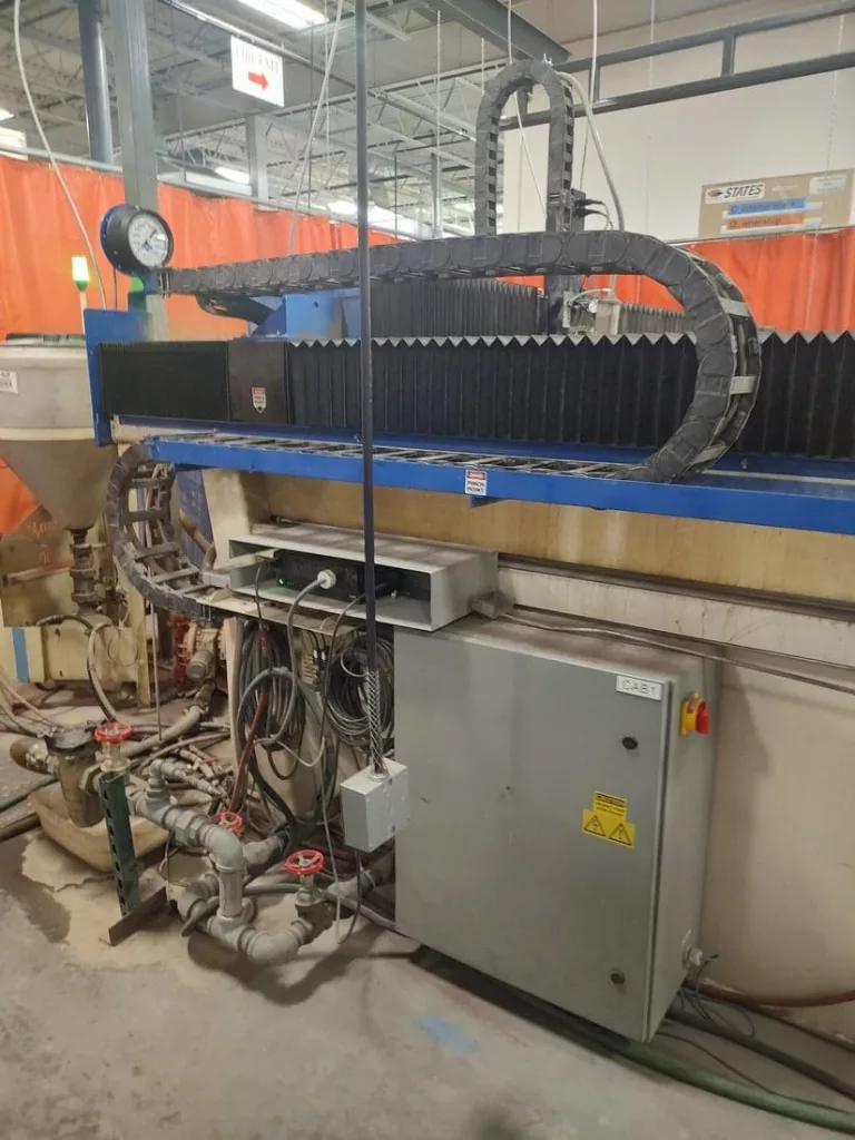 Used Wardjet E-2040 CNC Waterjet For Sale
