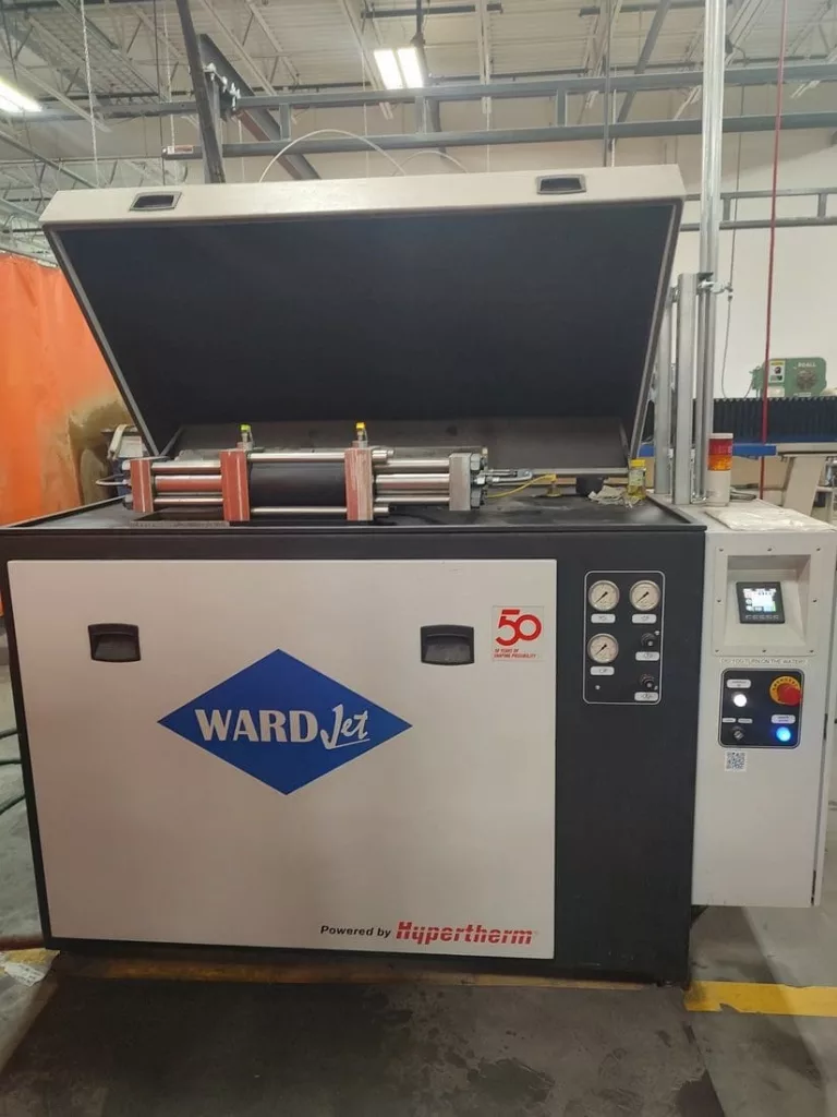 Used Wardjet E-2040 CNC Waterjet For Sale