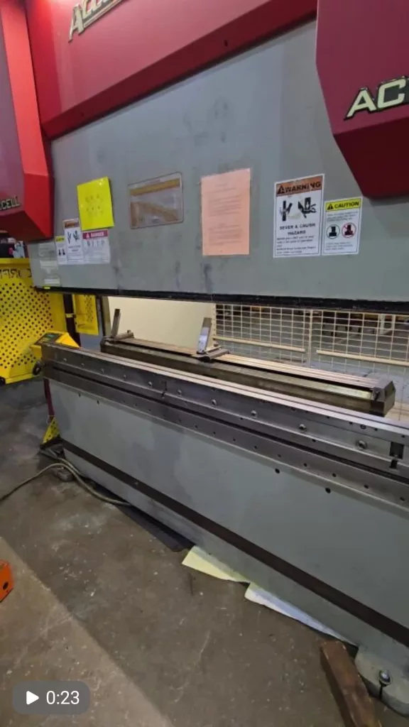 2009 Accurpress Accell 5908 Press Brake, photo 2 of 12
