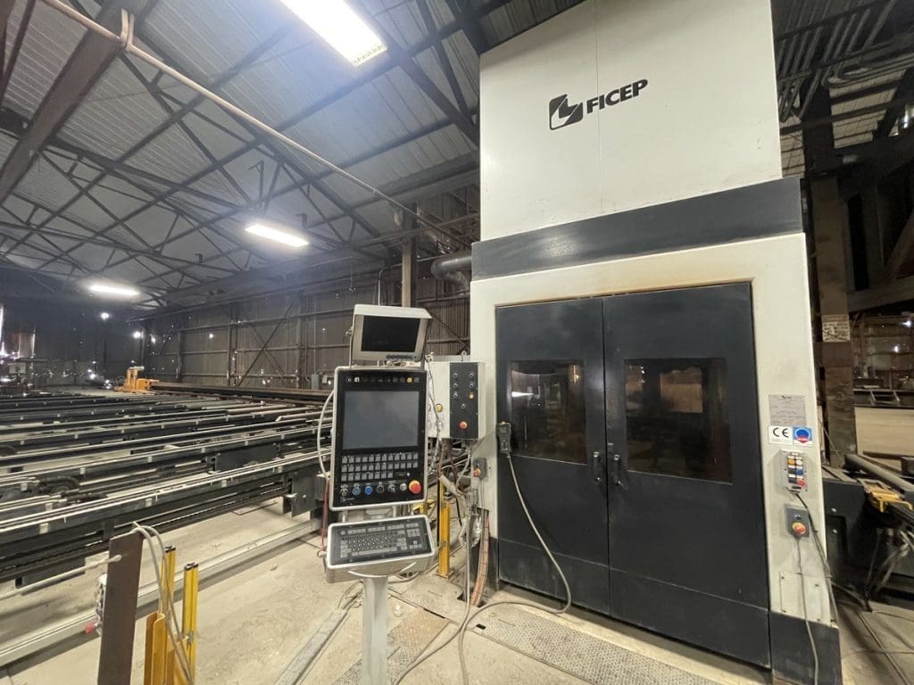 Used Ficep Beam Line CNC Drill Line For Sale
