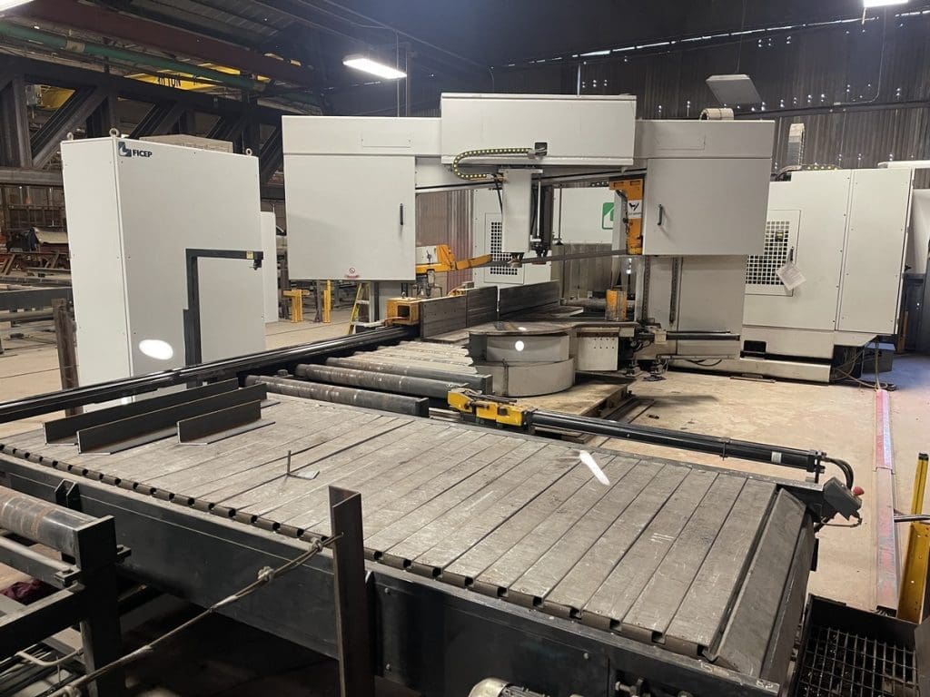 Used Ficep Beam Line CNC Drill Line For Sale