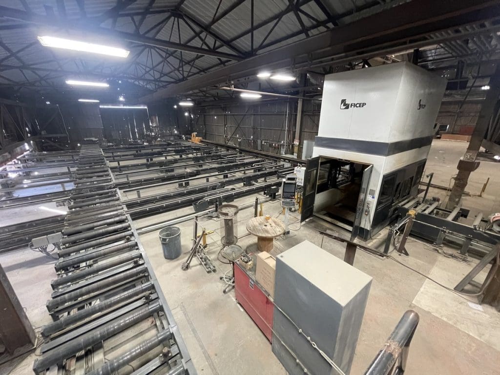 Used Ficep Beam Line CNC Drill Line For Sale
