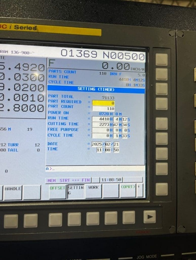 Used Hwacheon Cutex 180BL YSMC CNC Lathe For Sale