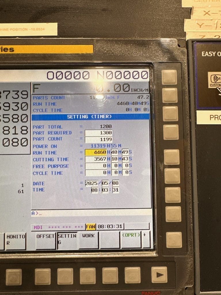 Used Doosan DNM 350/5AX CNC Vertical Machining Center For Sale