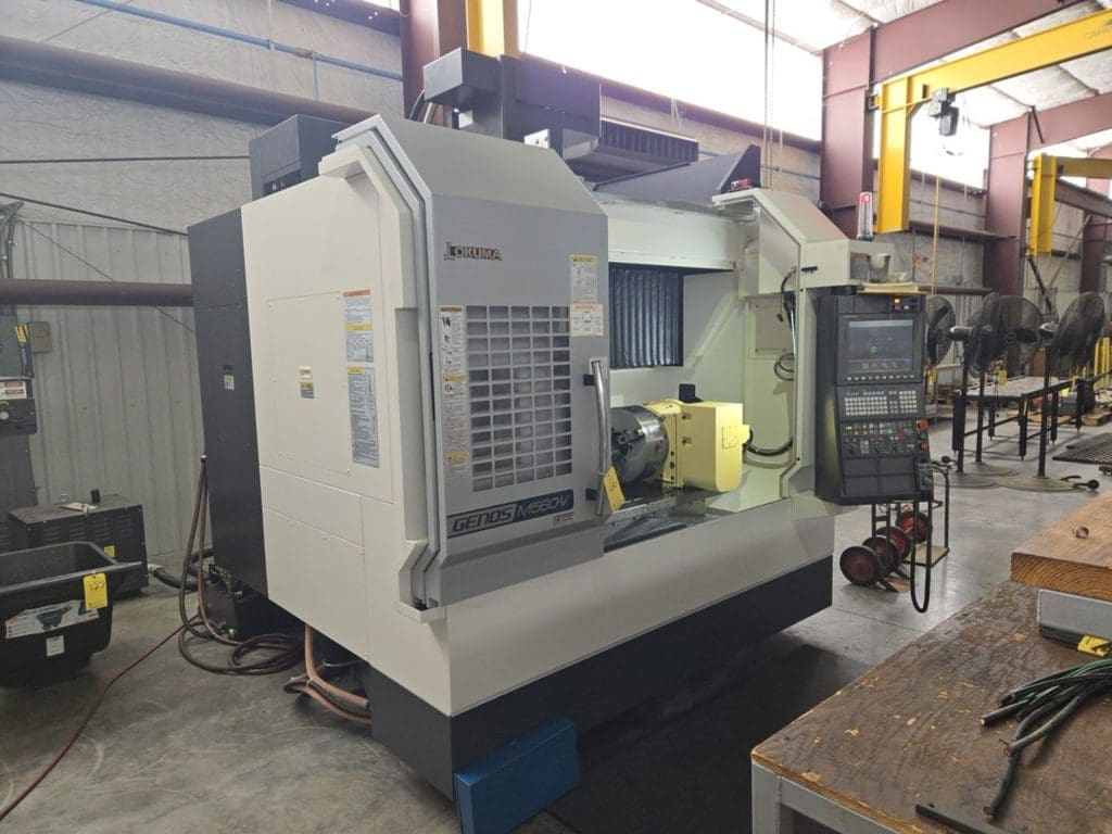 Used Okuma Genos M560V CNC Vertical Machining Center For Sale