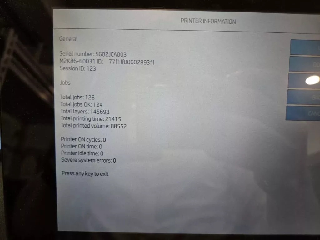 2021 HP Jet Fusion 580 3D Printer, photo 12 of 18