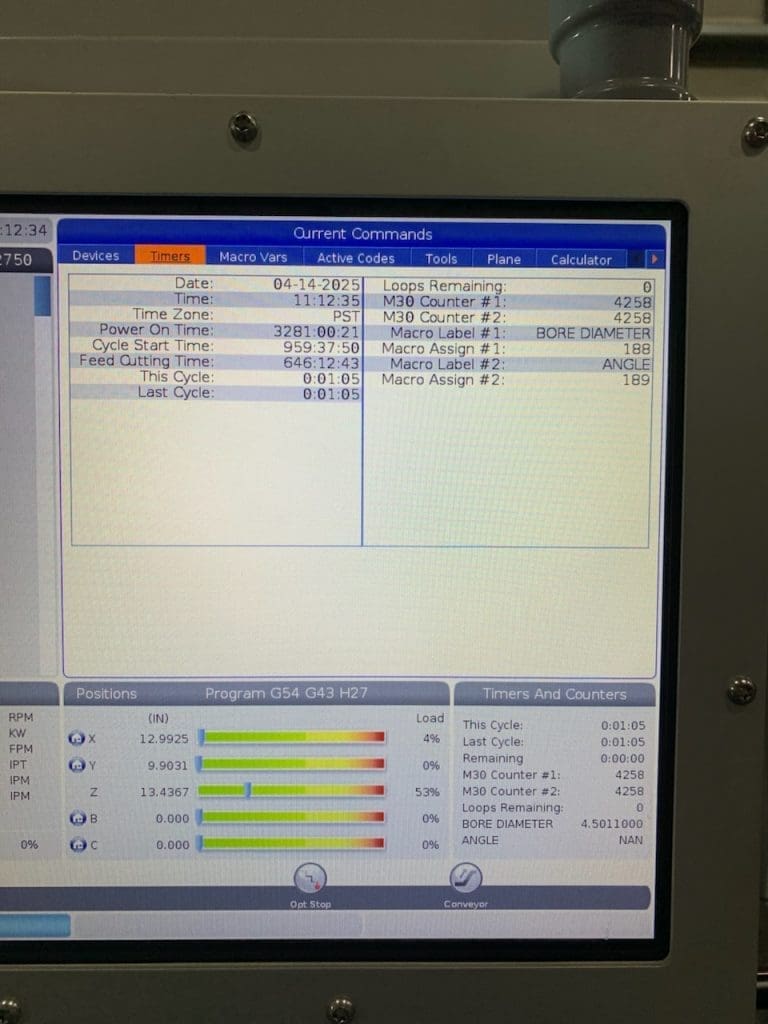 Used Haas UMC-750SS CNC Vertical Machining Center For Sale