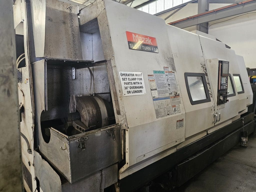 Used Mazak Slant Turn 450 CNC Lathe For Sale