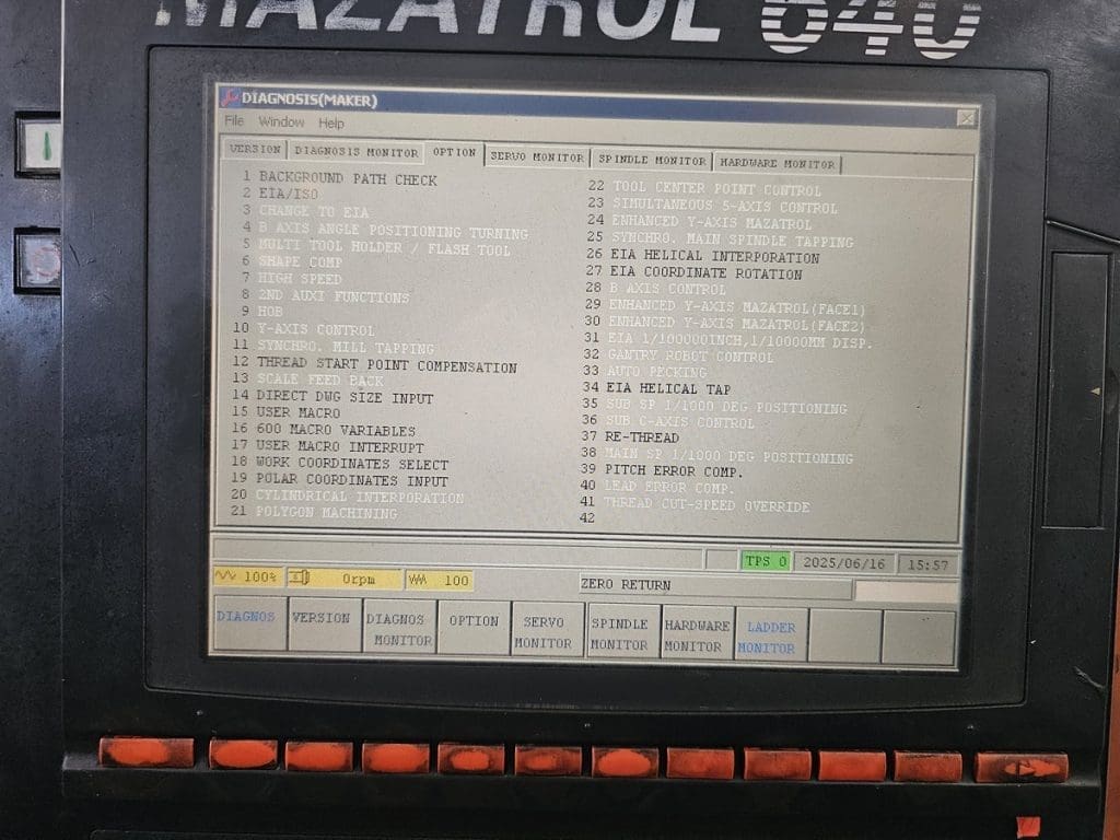 Used Mazak Slant Turn 450 CNC Lathe For Sale