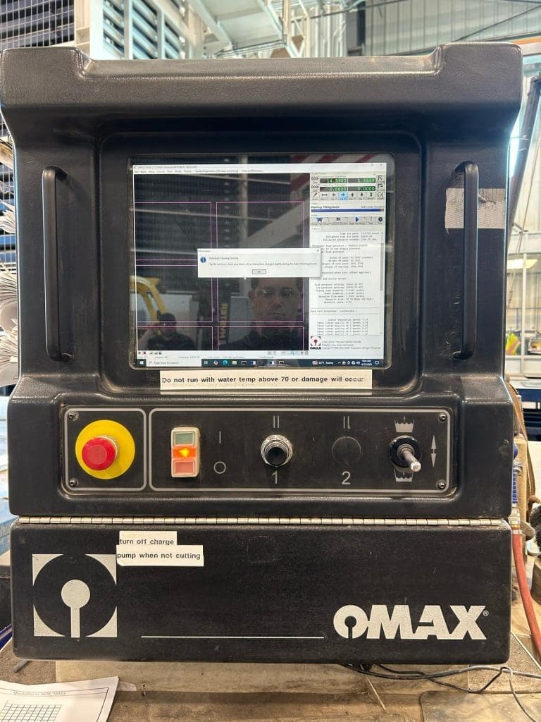 Used Omax 80X CNC Waterjet For Sale