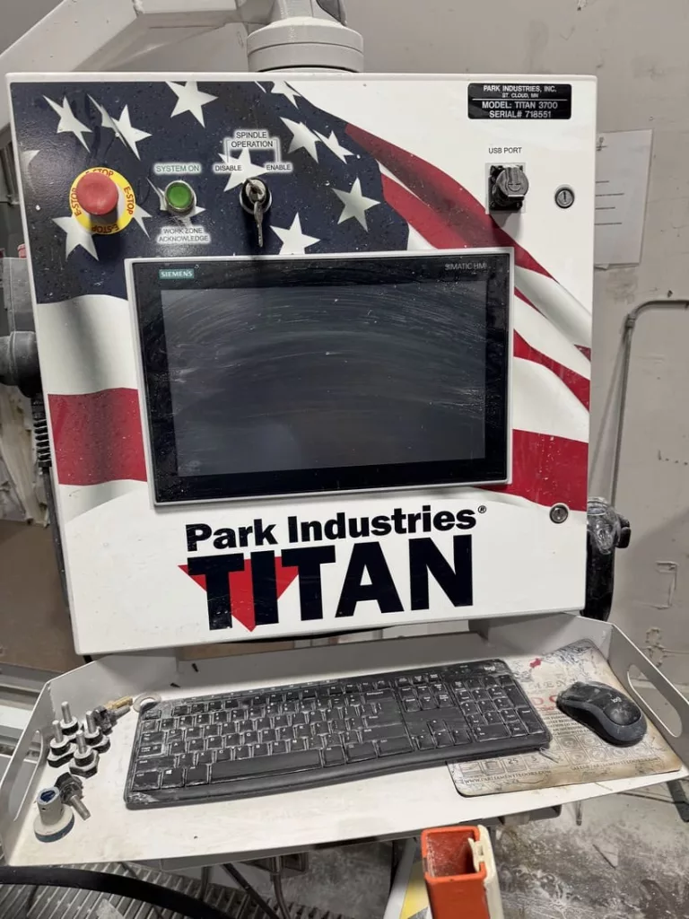 2023 Park Industries Titan 3700 CNC Glass / Stone Machine, photo 10 of 12