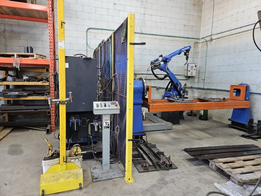 Used Yaskawa AW2000 Robotic Weld Cell For Sale