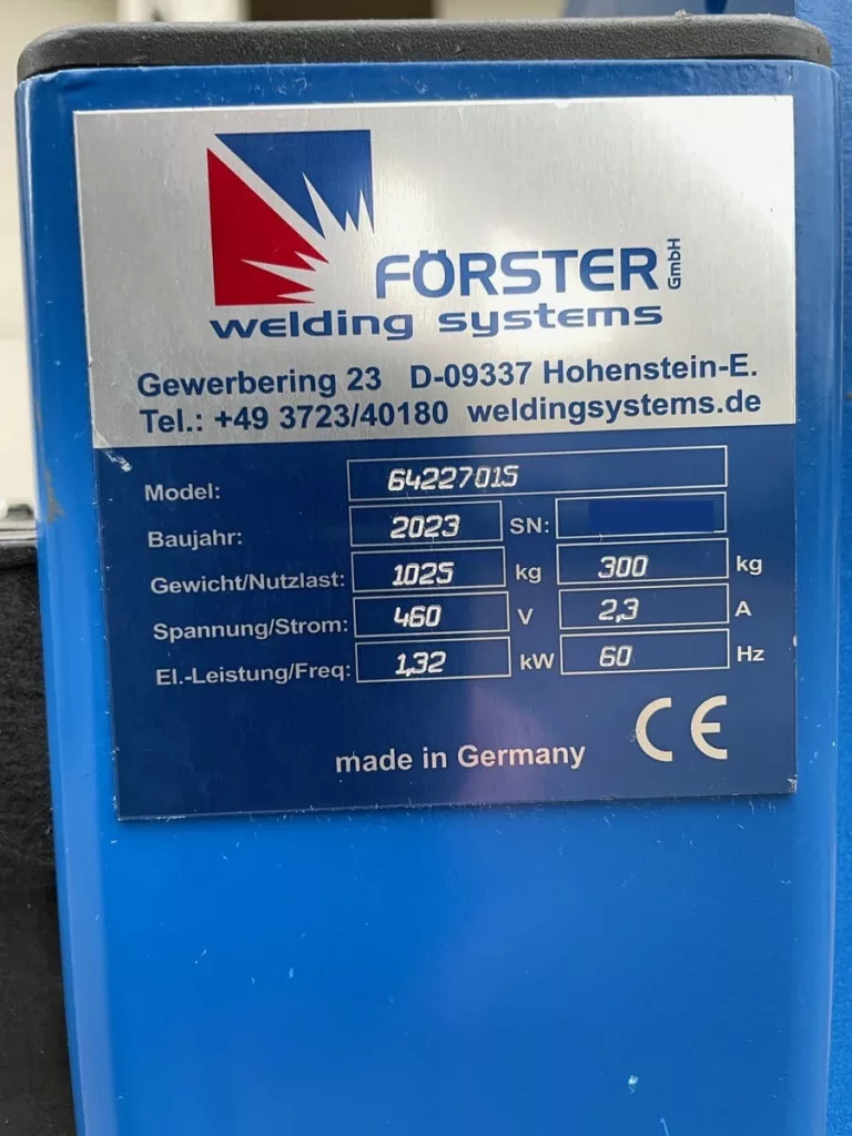 2023 Forster 64227015 Welder, photo 16 of 16