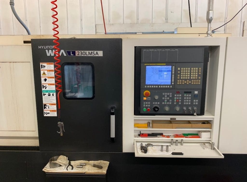 Used Hyundai Wia L230 LMSA CNC Lathe For Sale