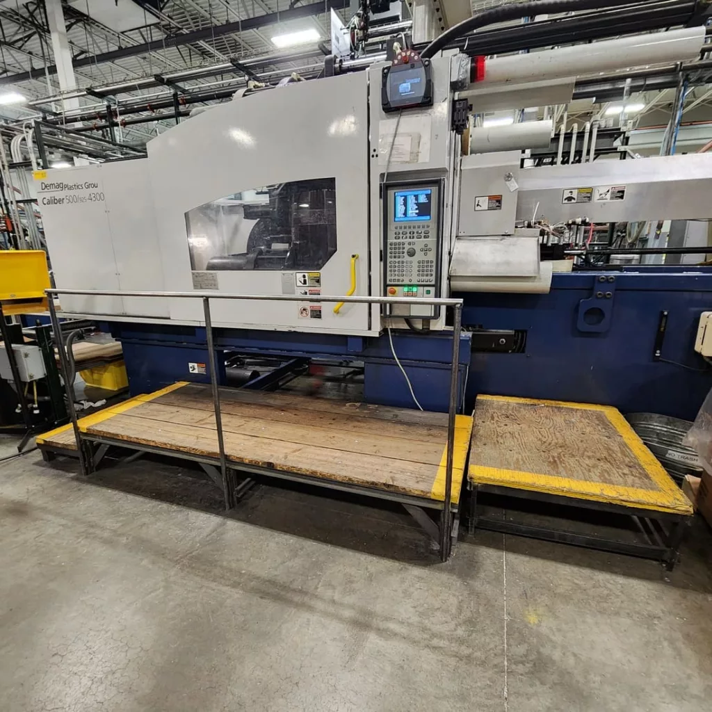 Used Demag Caliber 500/4300 Injection Molding Machine For Sale