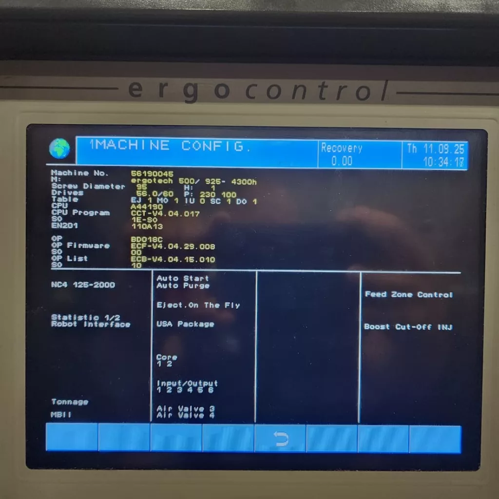 Used Demag Caliber 500/4300 Injection Molding Machine For Sale