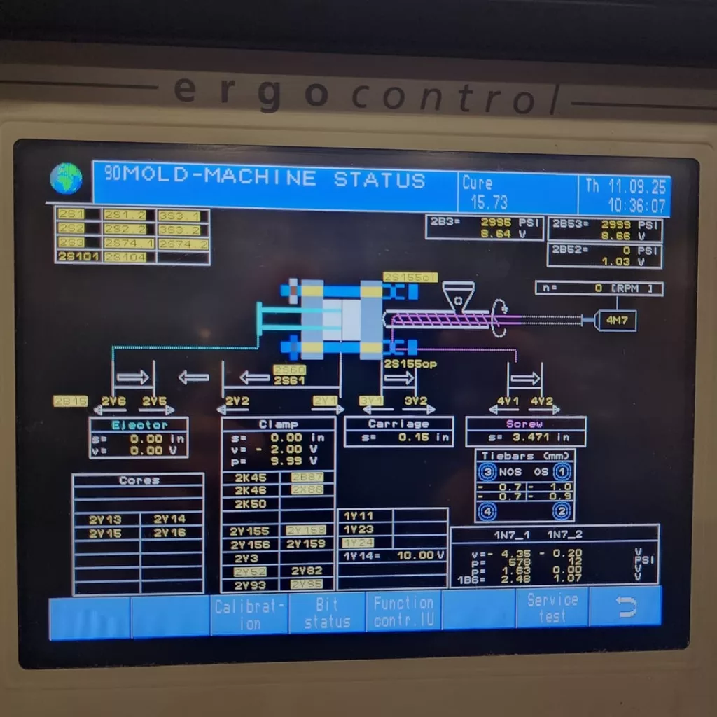 Used Demag Caliber 500/4300 Injection Molding Machine For Sale