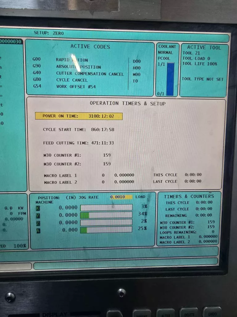 2008 Haas EC-400PP CNC Horizontal Machining Center, photo 6 of 7