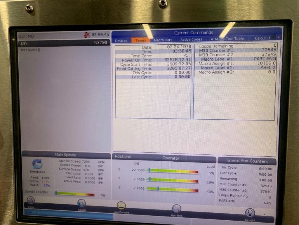Used Haas VF-4SS CNC Vertical Machining Center For Sale