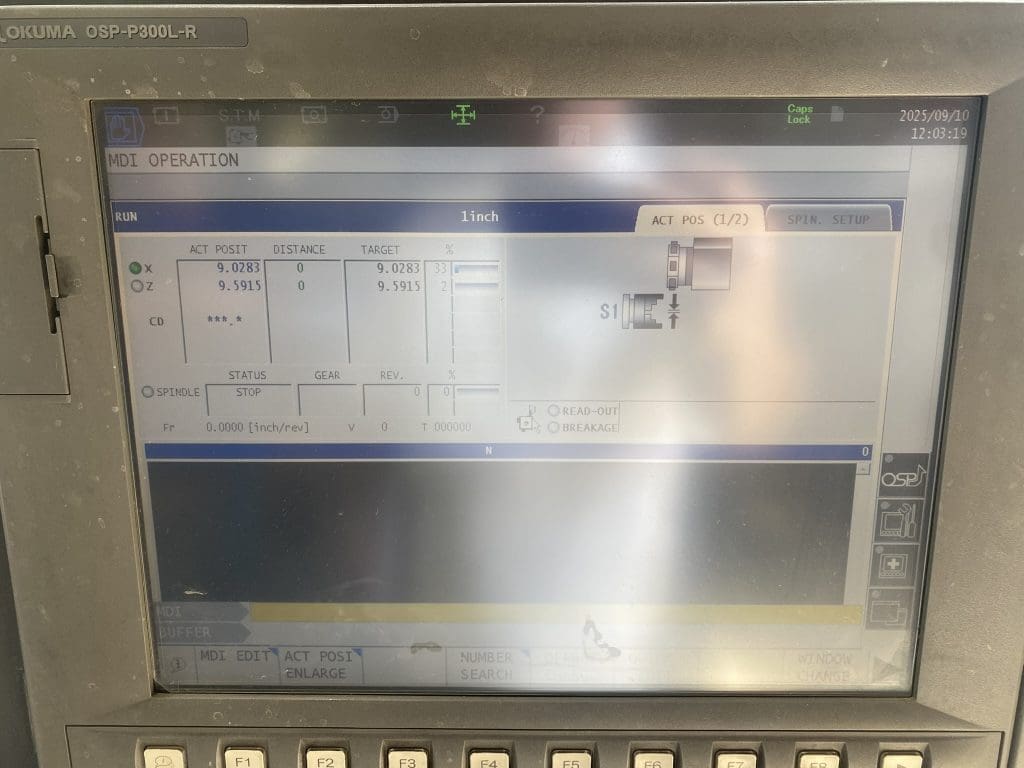 Used Okuma Genos L250e CNC Lathe For Sale