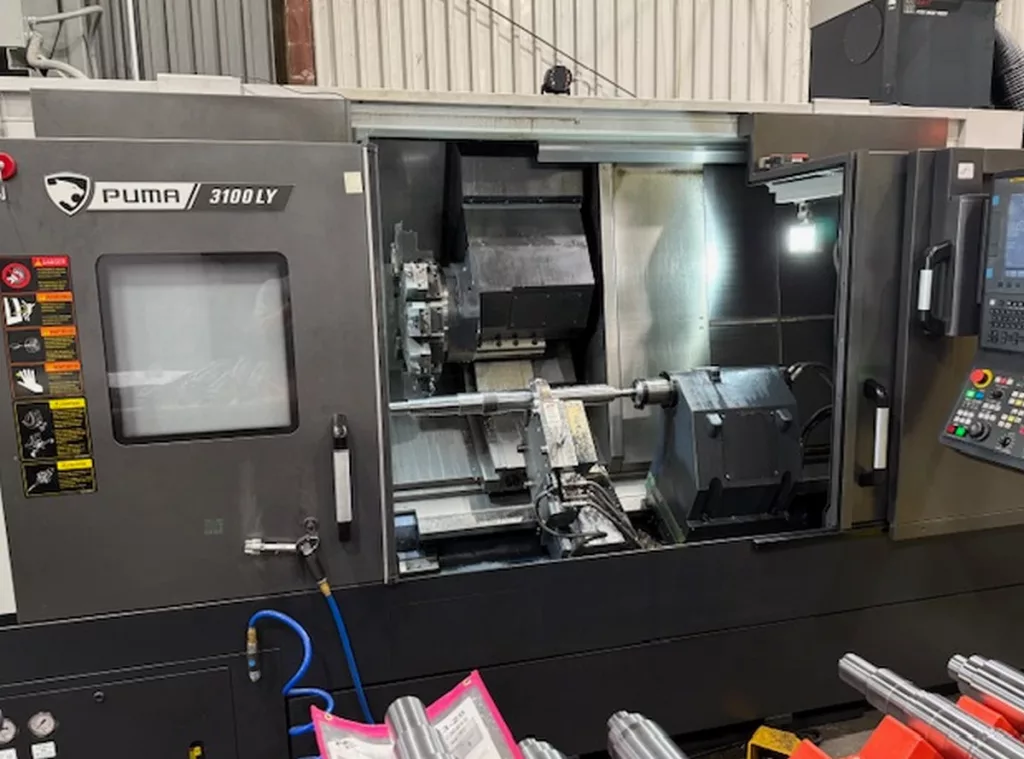 Used DN Solutions Puma 3100LY CNC Lathe For Sale