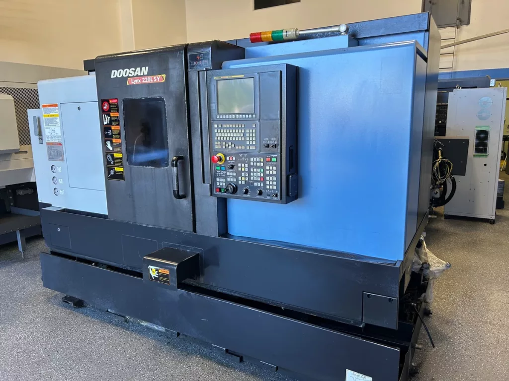 Used Doosan Lynx 220LSYC CNC Lathe For Sale