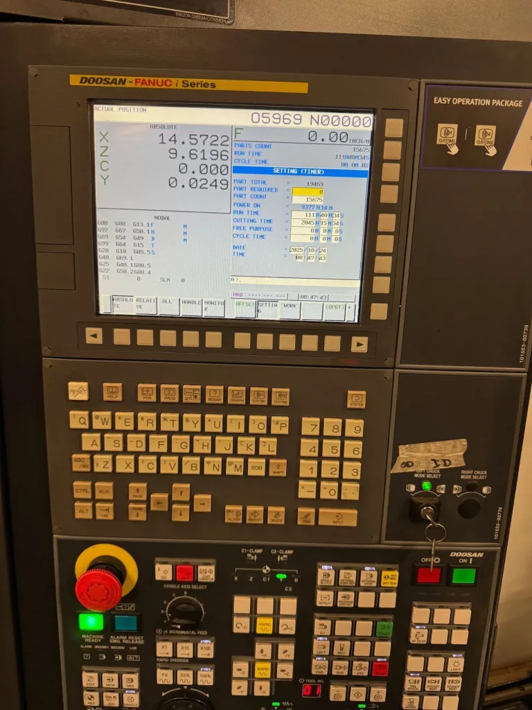 Used Doosan Puma 3100LY CNC Lathe For Sale