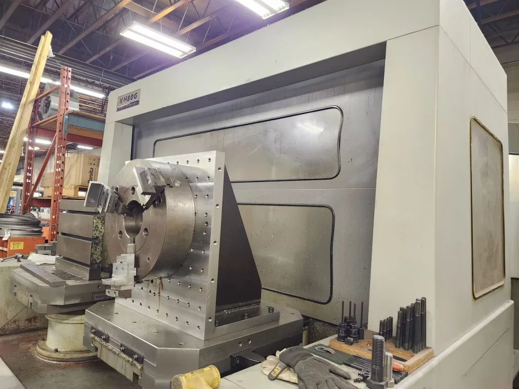2011 Hyundai KH80G CNC Horizontal Machining Center, photo 5 of 18