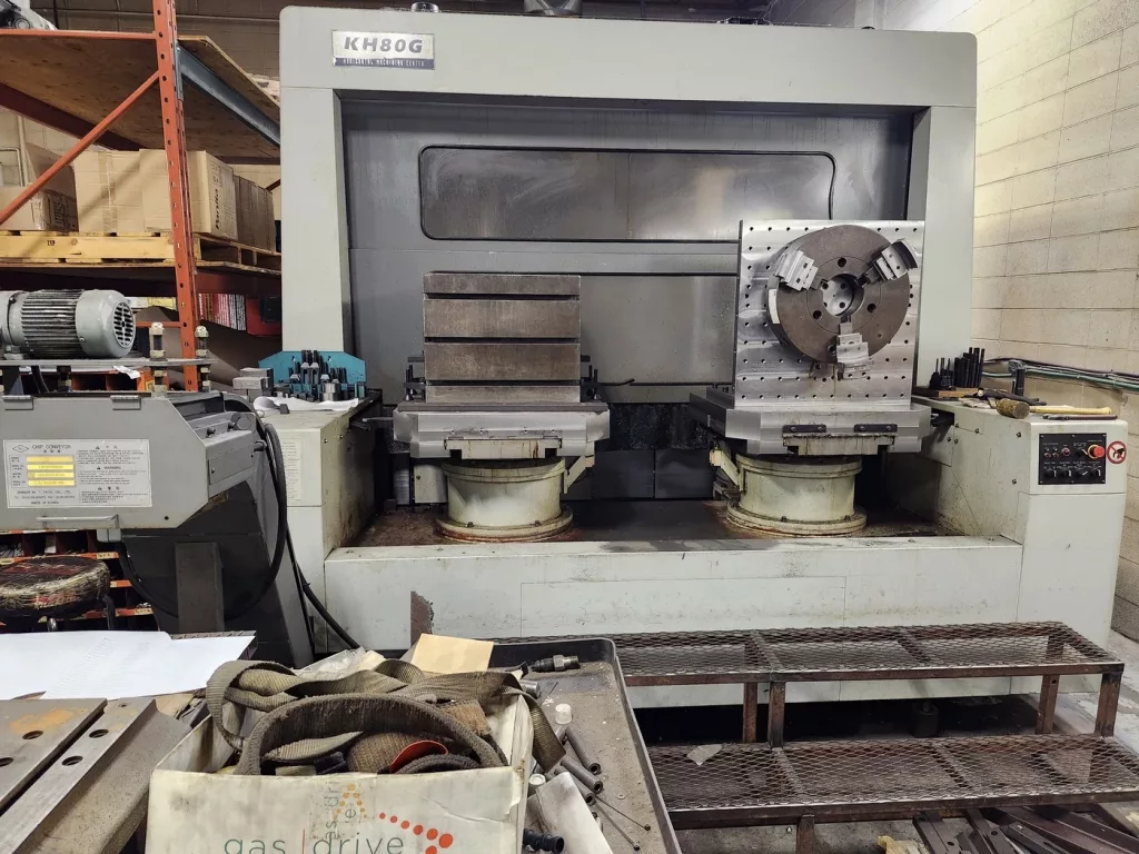 2011 Hyundai KH80G CNC Horizontal Machining Center, photo 1 of 18
