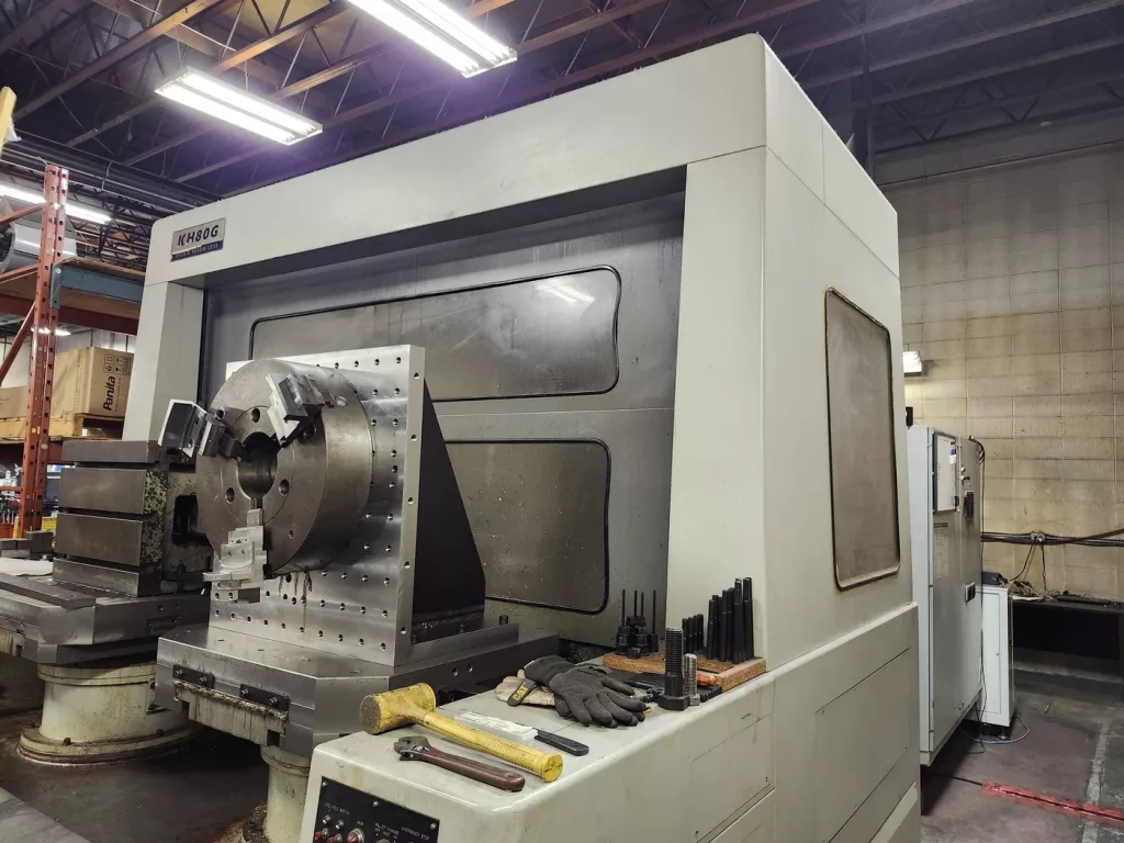 2011 Hyundai KH80G CNC Horizontal Machining Center, photo 4 of 18
