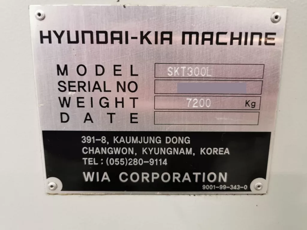 2009 Hyundai Kia SKT-300L CNC Lathe, photo 13 of 13
