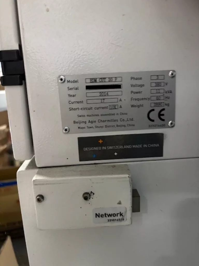 Used AgieCharmilles CUT 20P EDM Wire For Sale