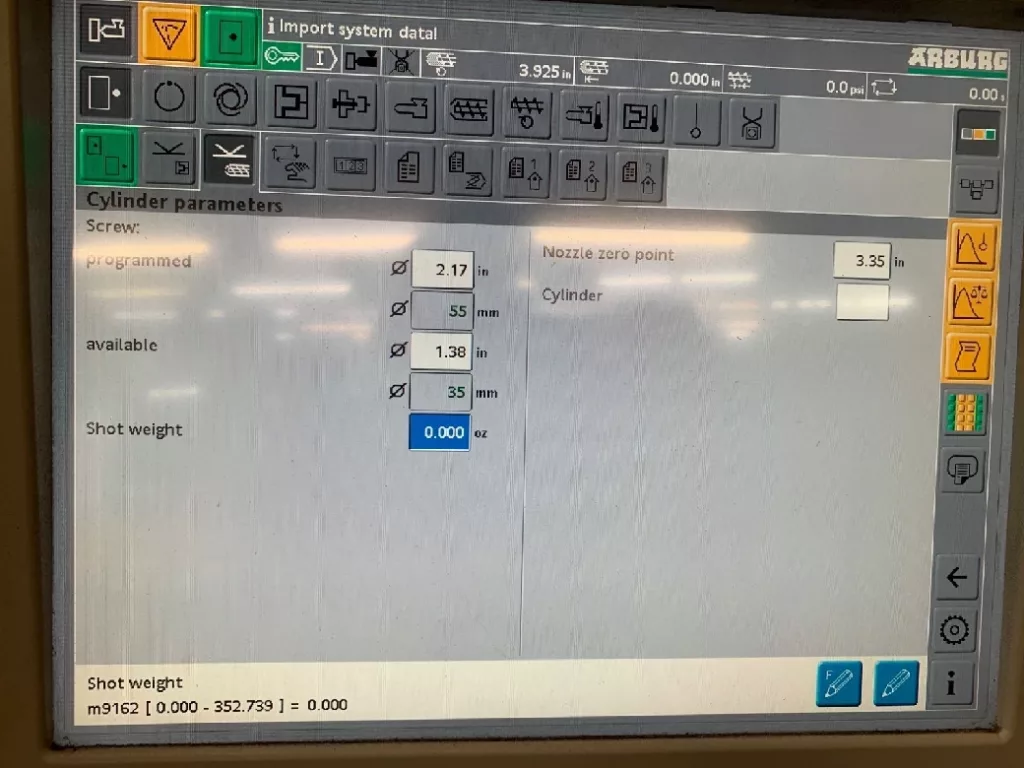 Used Arburg 630S-2500-800 Injection Molding Machine For Sale