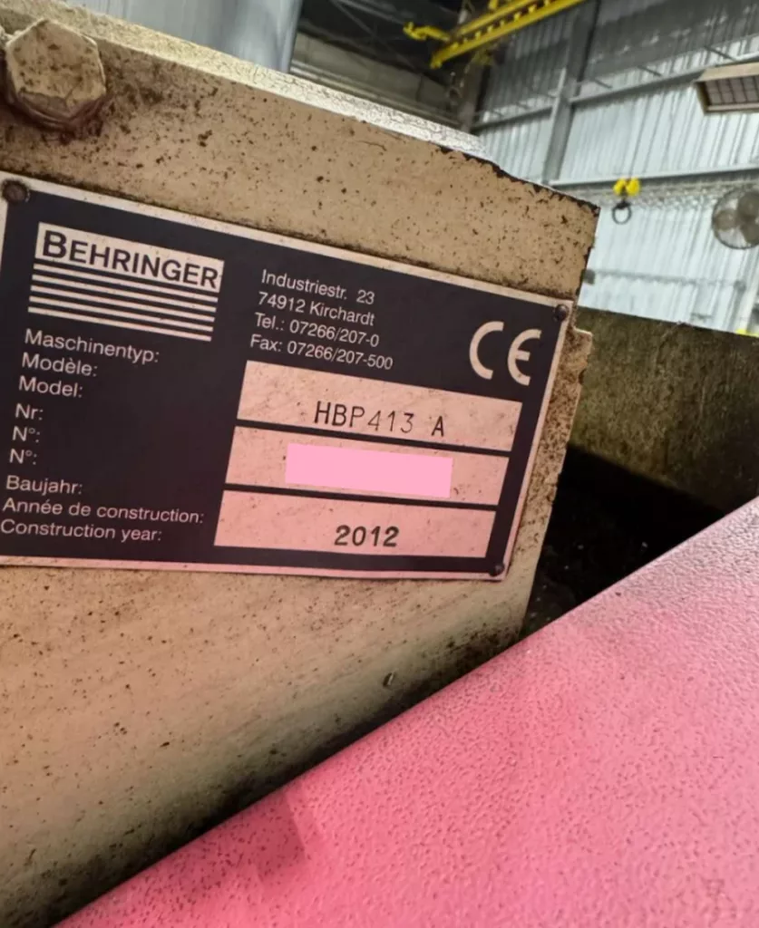 Used Behringer HBP413A Saw For Sale