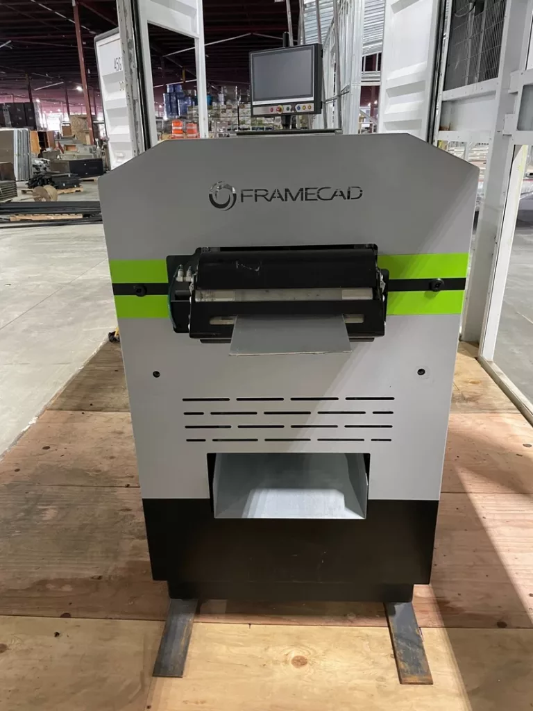 Used Framecad 325iT Folding Machine For Sale