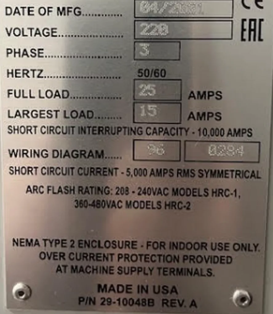 Used Haas Super Mini Mill 2 CNC Vertical Machining Center For Sale
