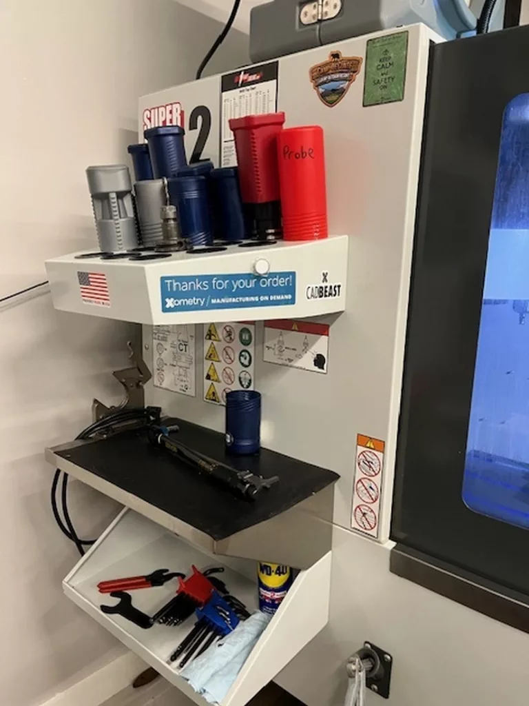 Used Haas Super Mini Mill 2 CNC Vertical Machining Center For Sale