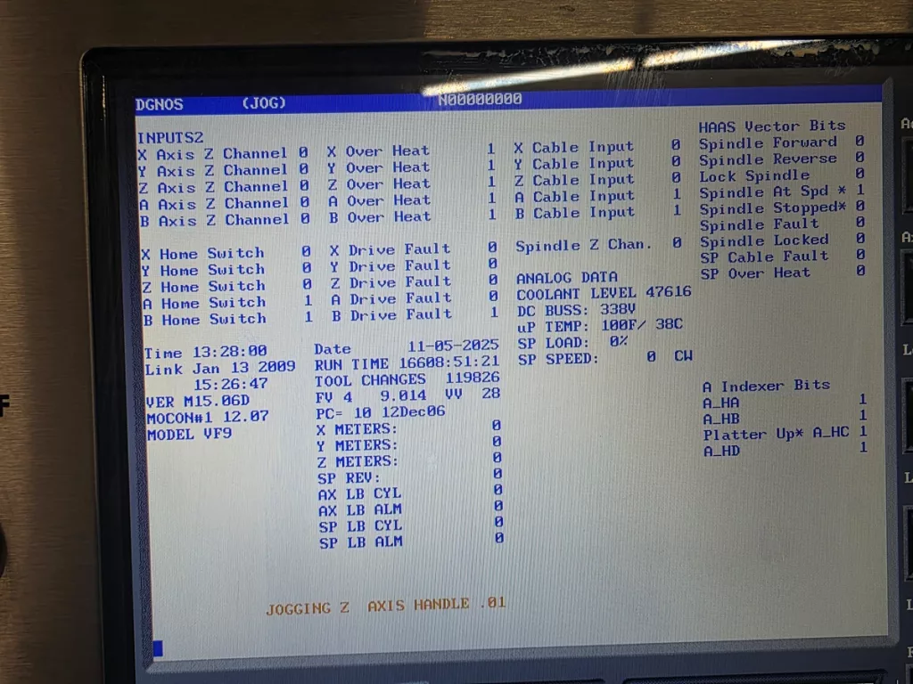 Used Haas VF-9 CNC Vertical Machining Center For Sale